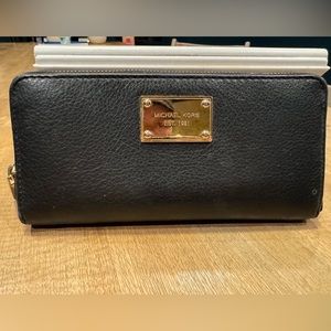Michael Kors Black Leather Wallet
